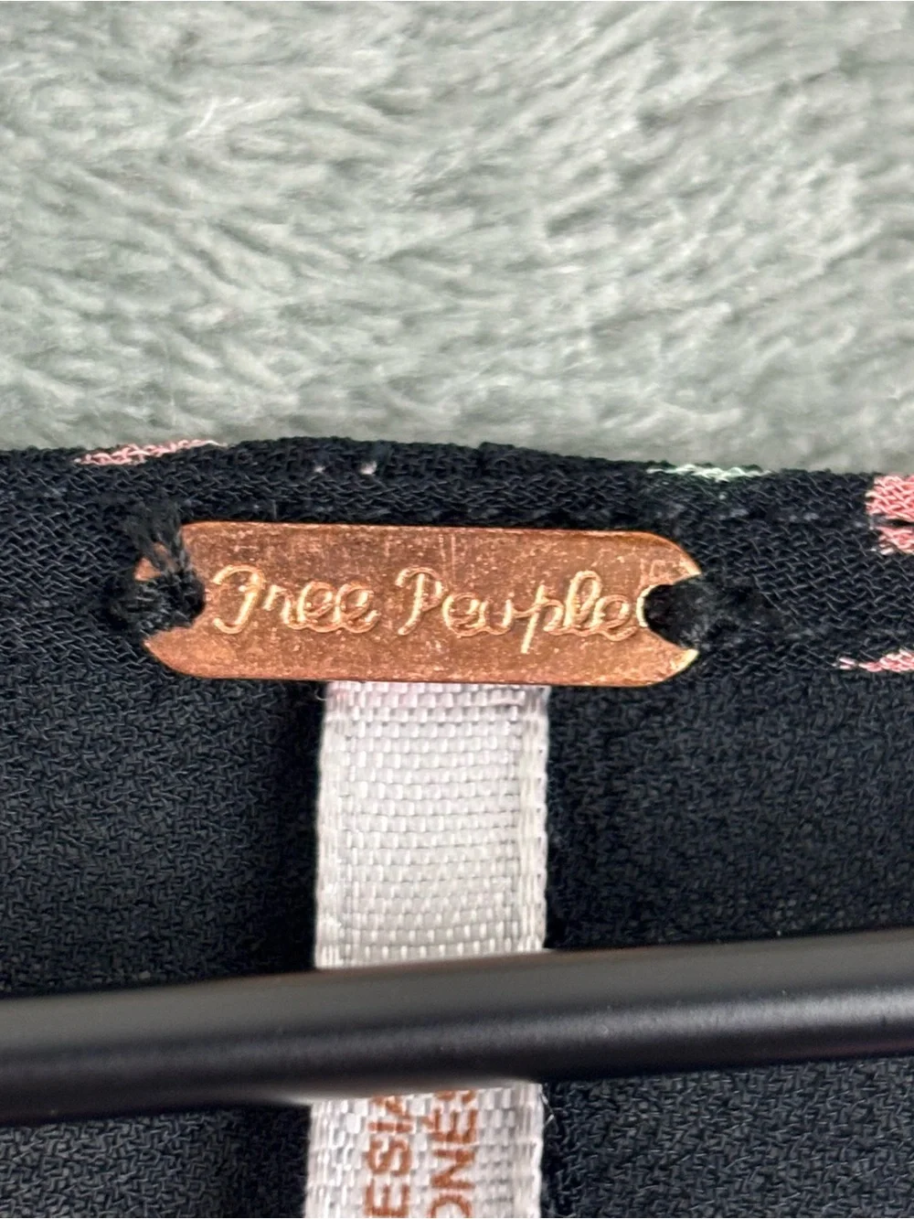 Free People Top Womens XS‎ Black Beneath the Sea